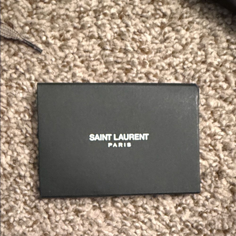 Saint Laurent White Sneakers with Camo Laces - Picture 14 of 15